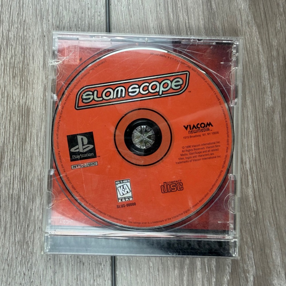 Viacom Playstation Slamscape Action Shooter Game